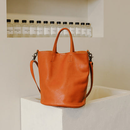 Li Ji | Original handmade genuine leather | Vegetable tanned leather カジ小人レcalf leather handbag No. 9119 