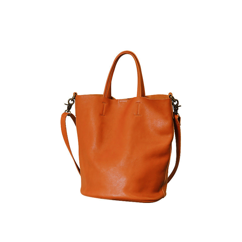 Li Ji | Original handmade genuine leather | Vegetable tanned leather カジ小人レcalf leather handbag No. 9119 