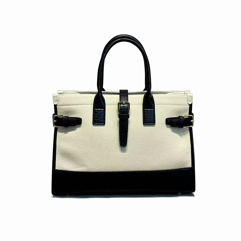 Li Ji | Original handmade genuine leather | First-layer cow leather large-capacity high-end handbag No. 9167 