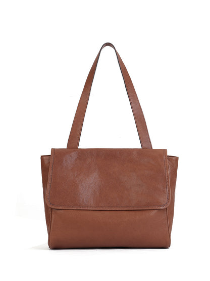 Li Ji | Original handmade genuine leather | Jieyu soft cowhide solid color handbag No. 9308 