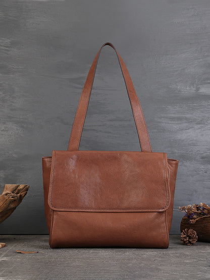 Li Ji | Original handmade genuine leather | Jieyu soft cowhide solid color handbag No. 9308 