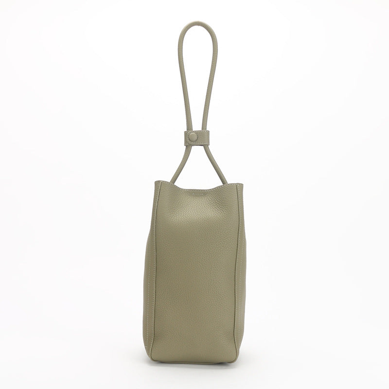 Li Ji | Original handmade genuine leather | Column type three-dimensional backpack No. 95150 