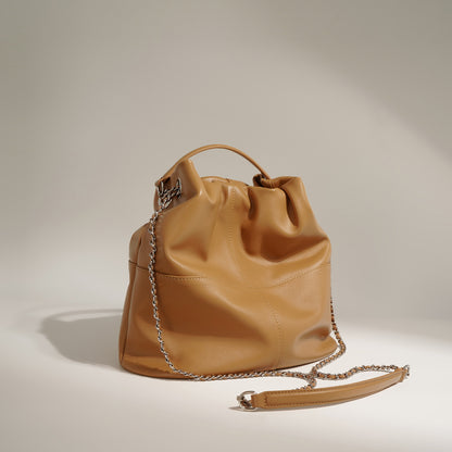 Li Ji | Original handmade leather | Exquisite soft leather shoulder chain bag No. 9587 