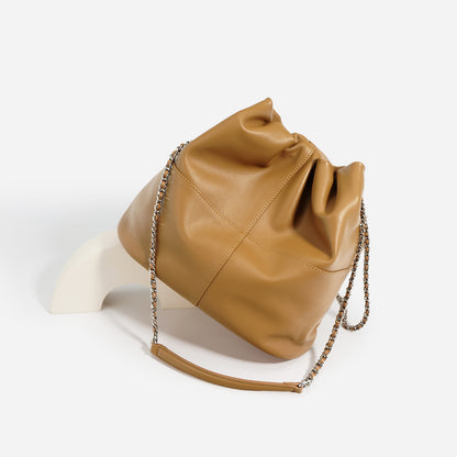 Li Ji | Original handmade leather | Exquisite soft leather shoulder chain bag No. 9587 