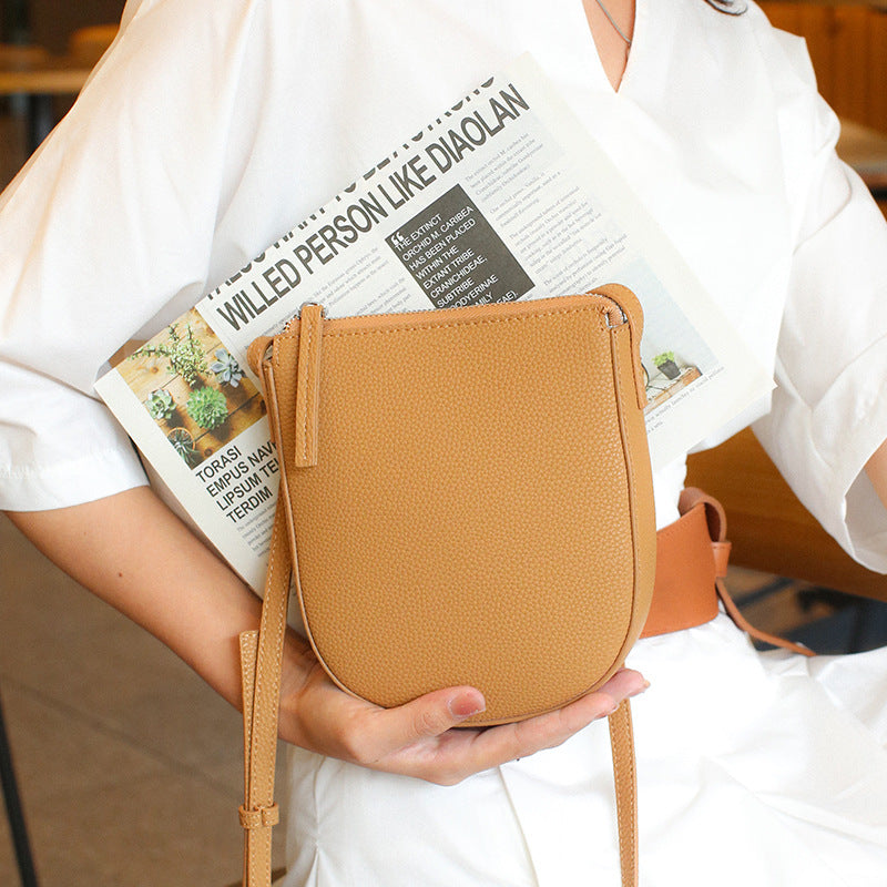 Li Ji | Original handmade genuine leather | High-quality texture, small cell phone bag No. 9602 