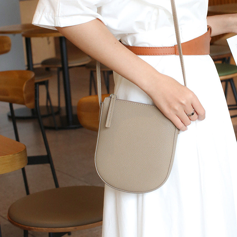 Li Ji | Original handmade genuine leather | High-quality texture, small cell phone bag No. 9602 