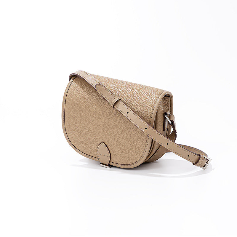 Li Ji | Original handmade genuine leather | Colored, high-end, beautiful, saddle bag No. 9705 