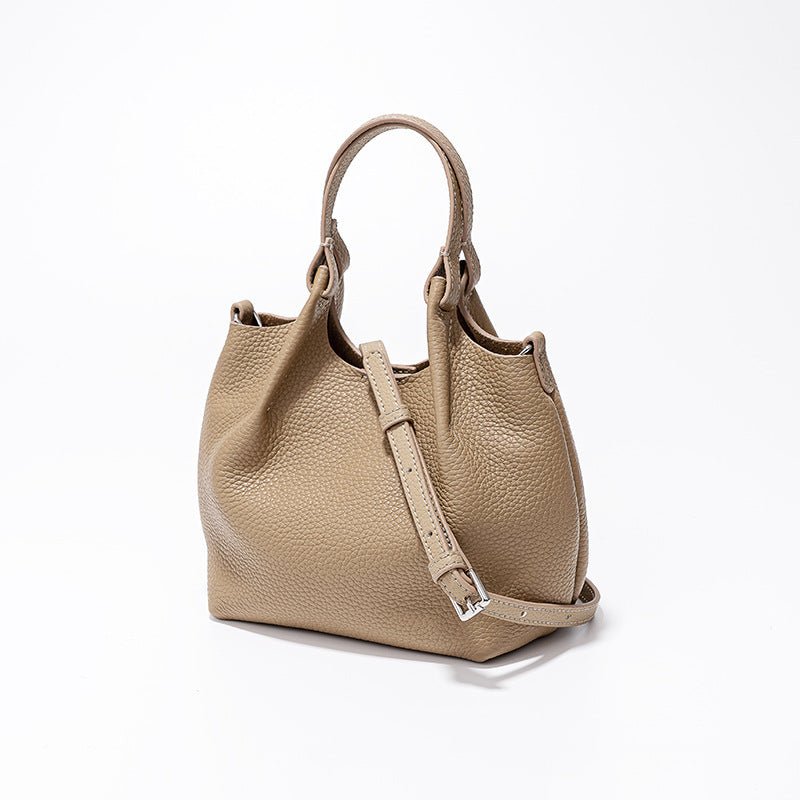 Li Ji | Original handmade genuine leather | Simple, large capacity, excellent usability, tote bag No. 9706