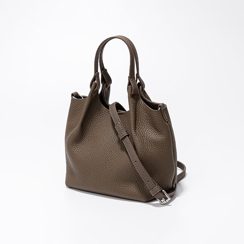 Li Ji | Original handmade genuine leather | Simple, large capacity, excellent usability, tote bag No. 9706