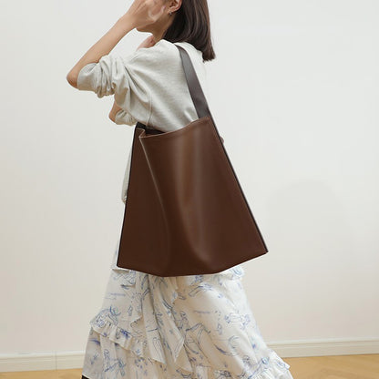 Li Ji | Original handmade leather | Small number of designer cow leather tote bag No. 9730 