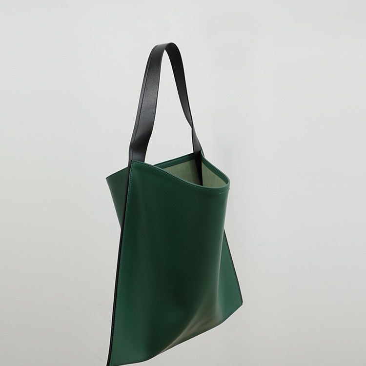 Li Ji | Original handmade leather | Small number of designer cow leather tote bag No. 9730 