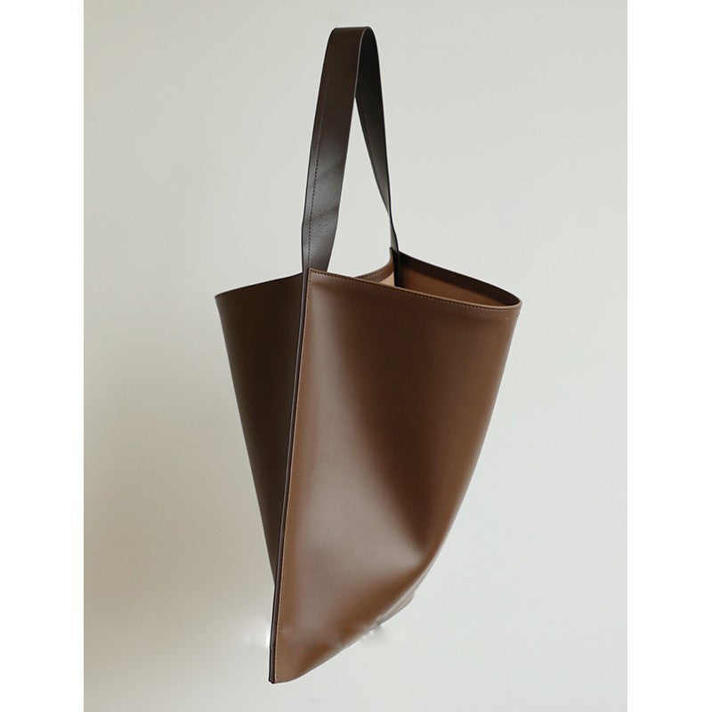 Li Ji | Original handmade leather | Small number of designer cow leather tote bag No. 9730 