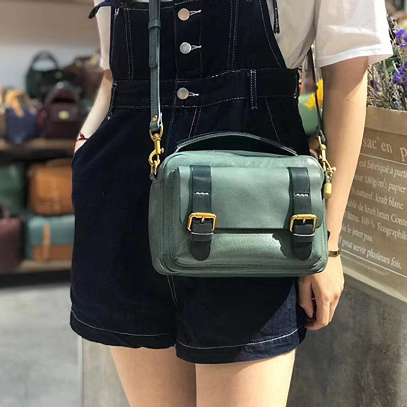 Li Ji | Original handmade genuine leather | Small number of people, workwear style, postal bag No. 9766 