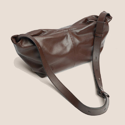 Li Ji | Original handmade genuine leather | Korean version of the new first-layer cow leather dumpling bag made of genuine leather No. 9935 