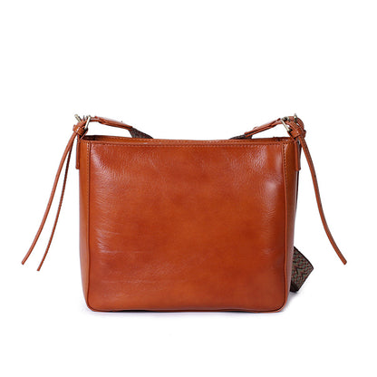 Li Ji | Original handmade leather | Vegetable tanned leather ョン shoulder tote bag No. A3005 