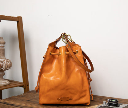 Li Ji | Original handmade genuine leather | Invincible texture and wrinkled armpit bag No. A6086 