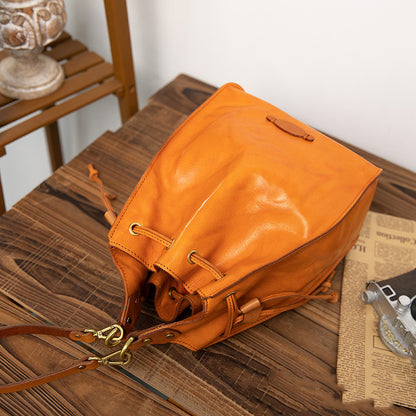 Li Ji | Original handmade genuine leather | Invincible texture and wrinkled armpit bag No. A6086 