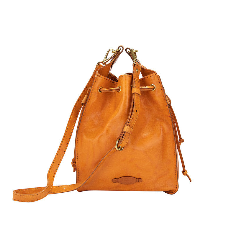 Li Ji | Original handmade genuine leather | Invincible texture and wrinkled armpit bag No. A6086 