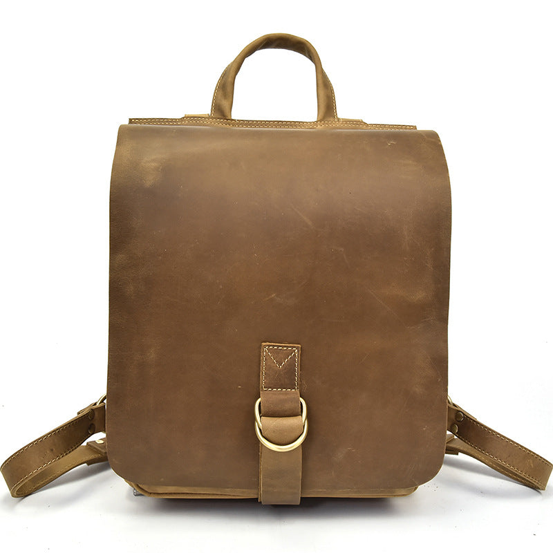 Lee Kee | Original handmade genuine leather | Backpack made by Genderless Crazy Horse Leather No. B1029 