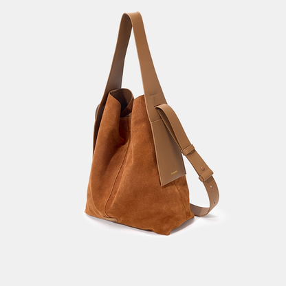 Li Ji | Original handmade genuine leather | Tote bag with lazy feel and looks good on anyone carrying it No. BB2210