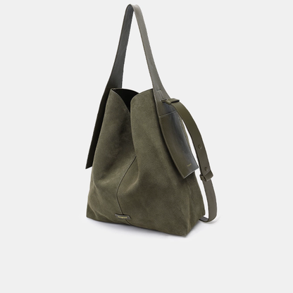 Li Ji | Original handmade genuine leather | Tote bag with lazy feel and looks good on anyone carrying it No. BB2210