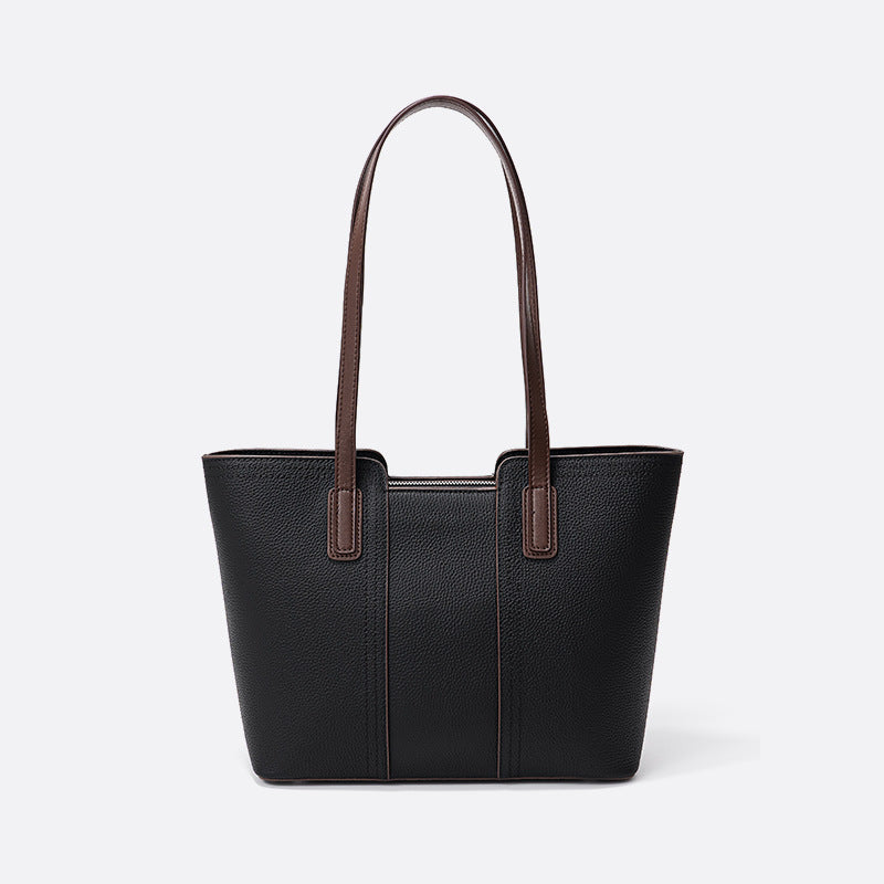 Li Ji | Original handmade genuine leather | Korean style large-capacity genuine leather tote bag No. D8931 