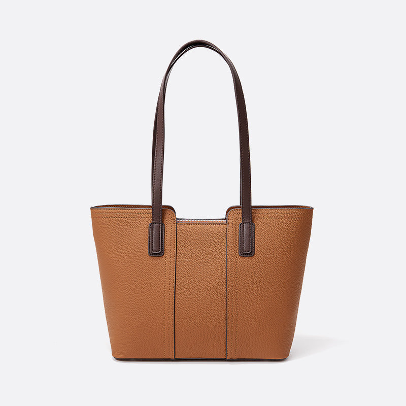 Li Ji | Original handmade genuine leather | Korean style large-capacity genuine leather tote bag No. D8931 