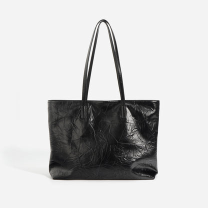 Li Ji | Original handmade genuine leather | High-end genuine leather large-capacity commuter tote bag No. F9647 