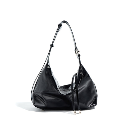 Li Ji | Original handmade genuine leather | Simple, classic and soft dumpling bag No. F9839 