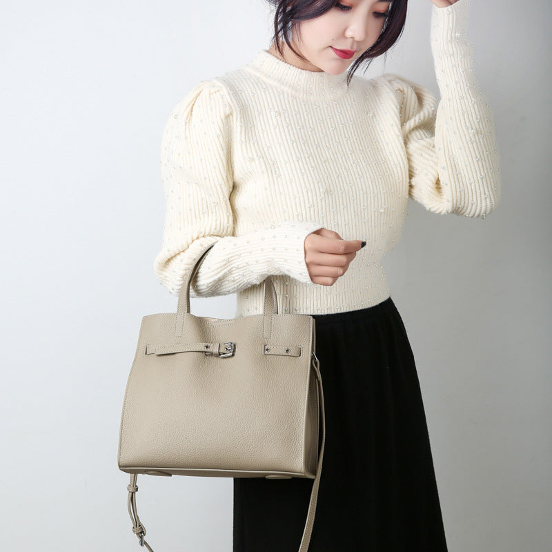 Li Ji | Original handmade leather | Soft, comfortable, fashionable and elegant handbag No. H3510 