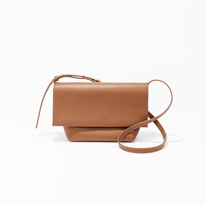 Li Ji | Original handmade leather | Japanese and Korean style, simple and high-end flip bag No. JY331 