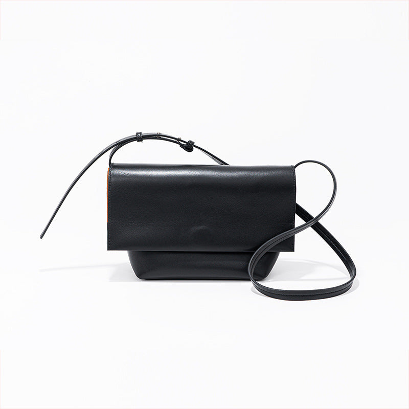 Li Ji | Original handmade leather | Japanese and Korean style, simple and high-end flip bag No. JY331 