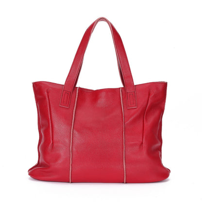 Li Ji | Original handmade genuine leather | Top-quality first-layer cowhide tote bag No. L9003 