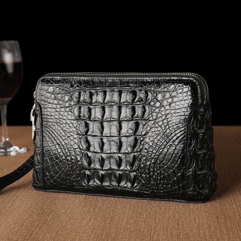 Li Ji | Original handmade genuine leather | Crocodile leather (tailbone) handbag No. 2035-1