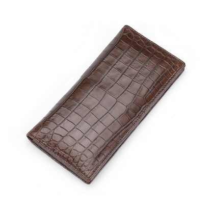 Li Ji | Siamese crocodile skin belly bit suit long wallet No. 2008B-1