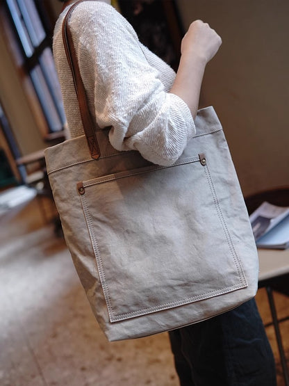 Li Ji | Original handmade | Korean version of Harajuku Haji style canvas shoulder bag No. Q7096 