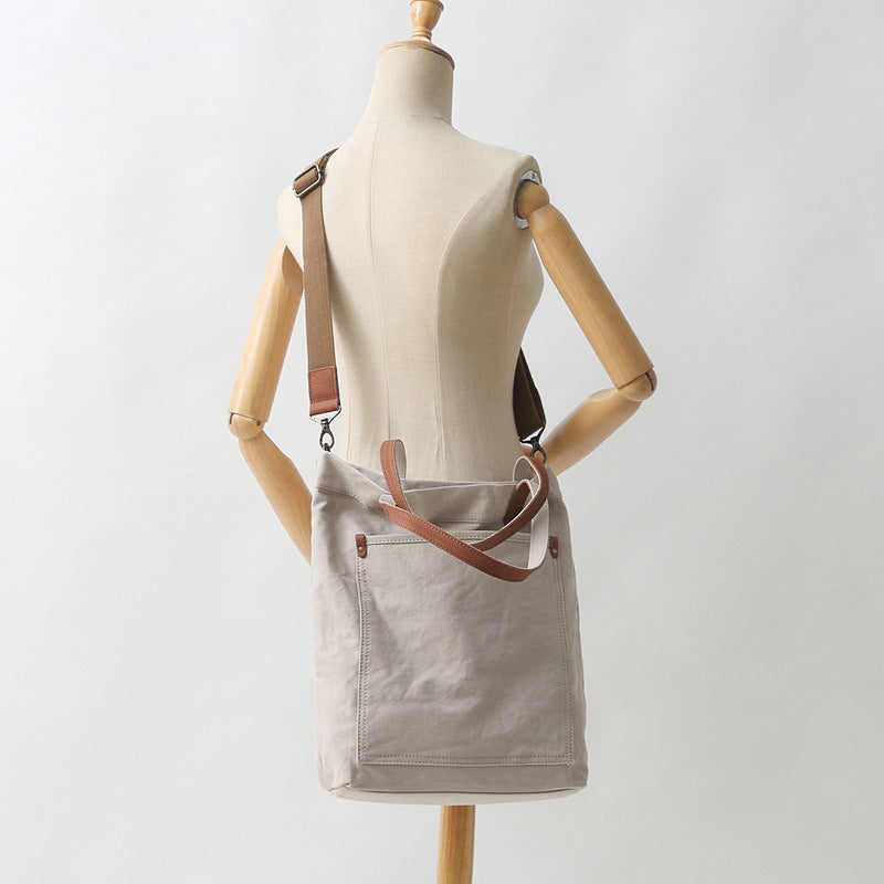 Li Ji | Original handmade | Korean version of Harajuku Haji style canvas shoulder bag No. Q7096 