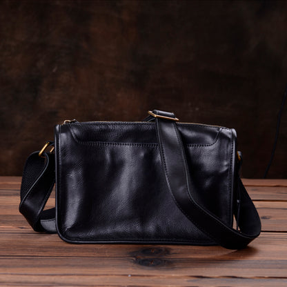 Li Ji | Original handmade genuine leather | Yuan's messenger bag No. 414