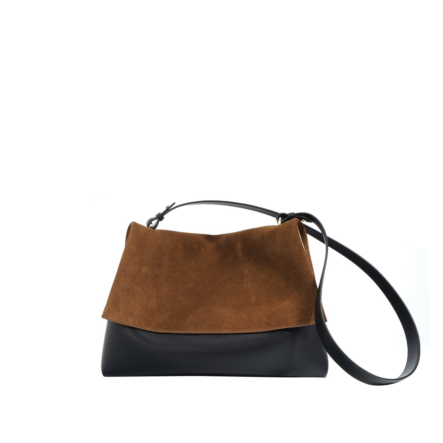 Li Ji | Original handmade genuine leather | Selected soft and matte brown handbag No. M7713