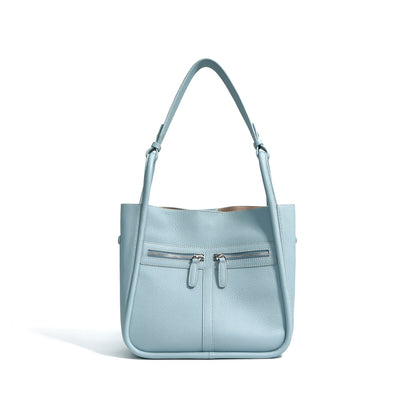 Li Ji | Original handmade genuine leather | First-layer soft leather bucket bag No. M7892