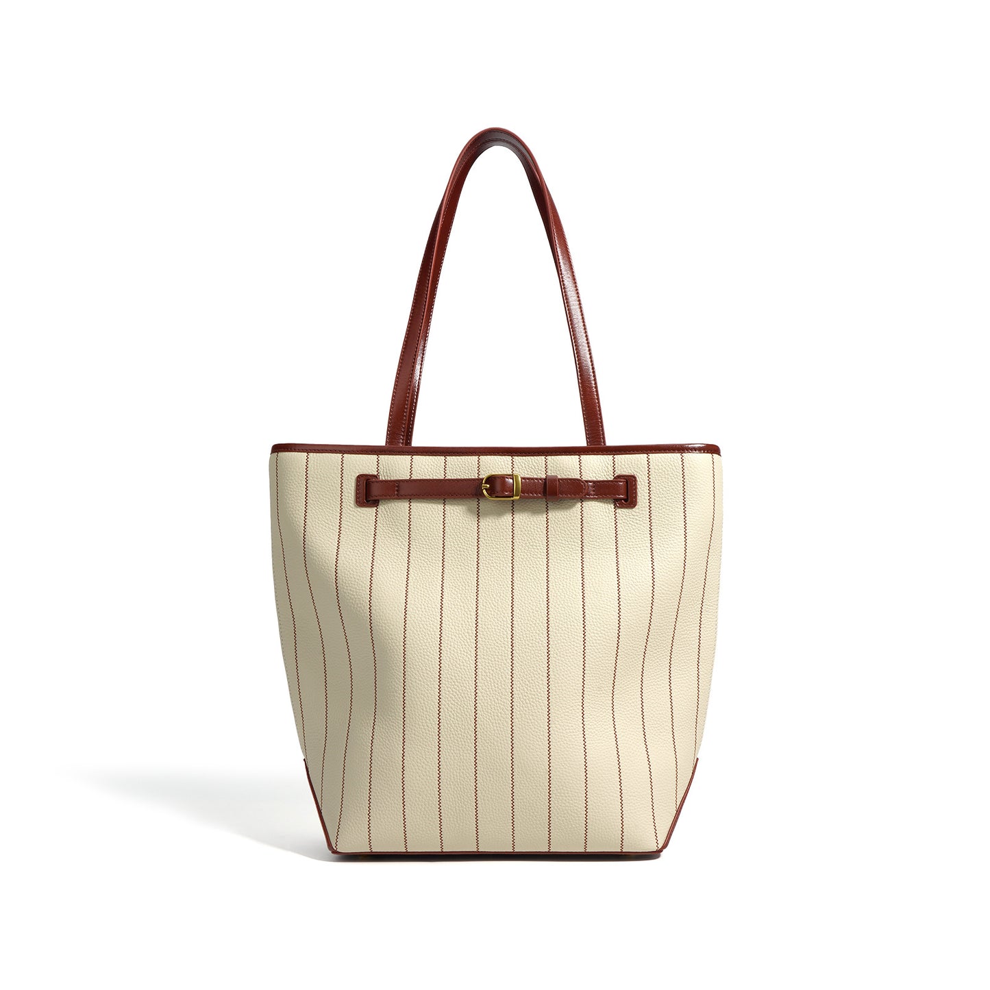 Li Ji | Original handmade genuine leather | First-layer cowhide, lazy style, natural tote bag No. M7903A