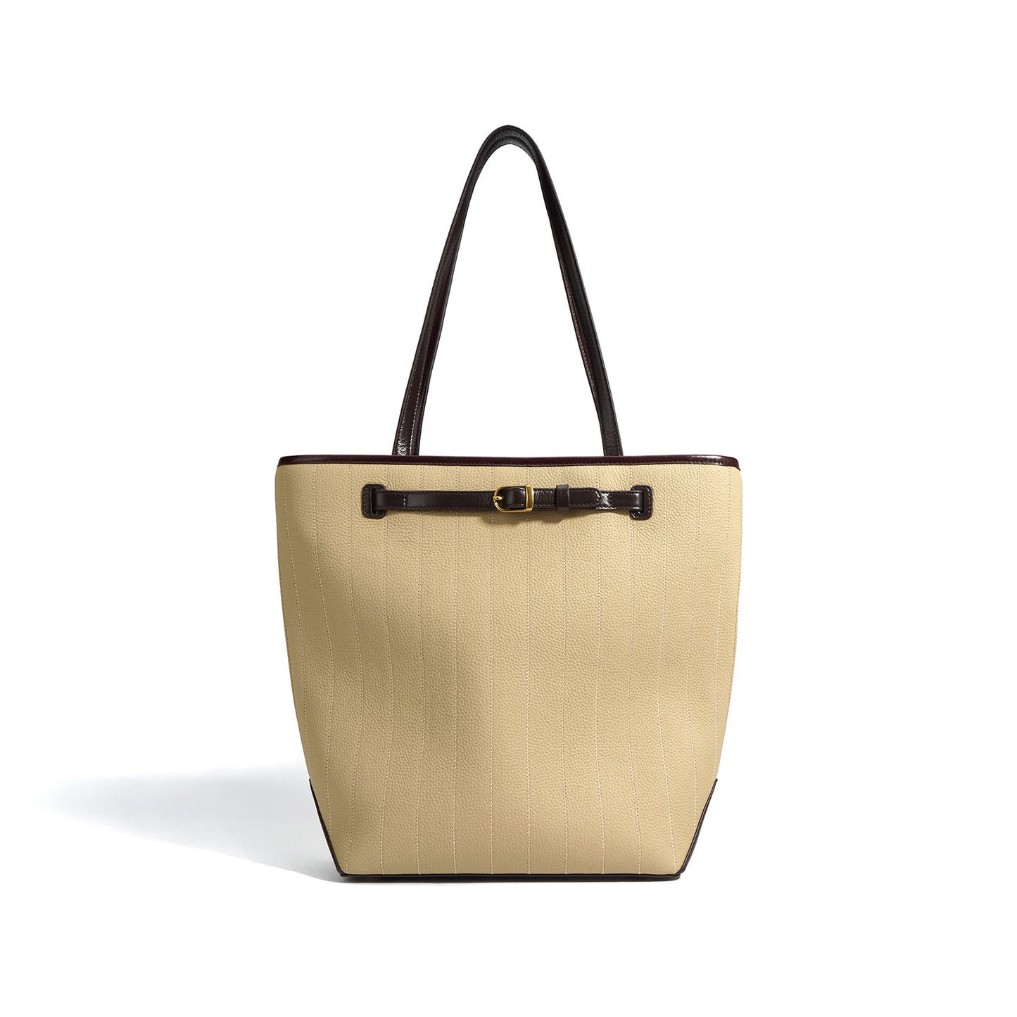 Li Ji | Original handmade genuine leather | First-layer cowhide, lazy style, natural tote bag No. M7903A