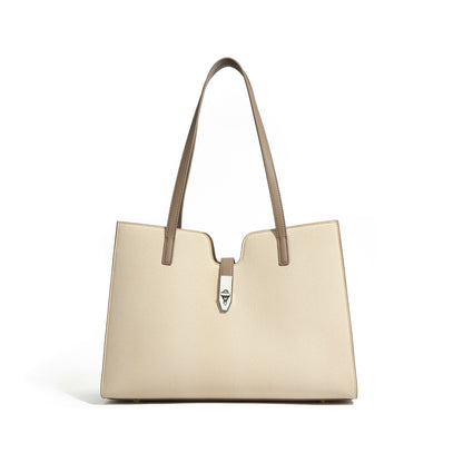 Li Ji | Original handmade leather | Soft texture, eye-catching square tote bag No. M9545A