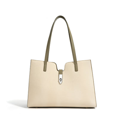 Li Ji | Original handmade leather | Soft texture, eye-catching square tote bag No. M9545A