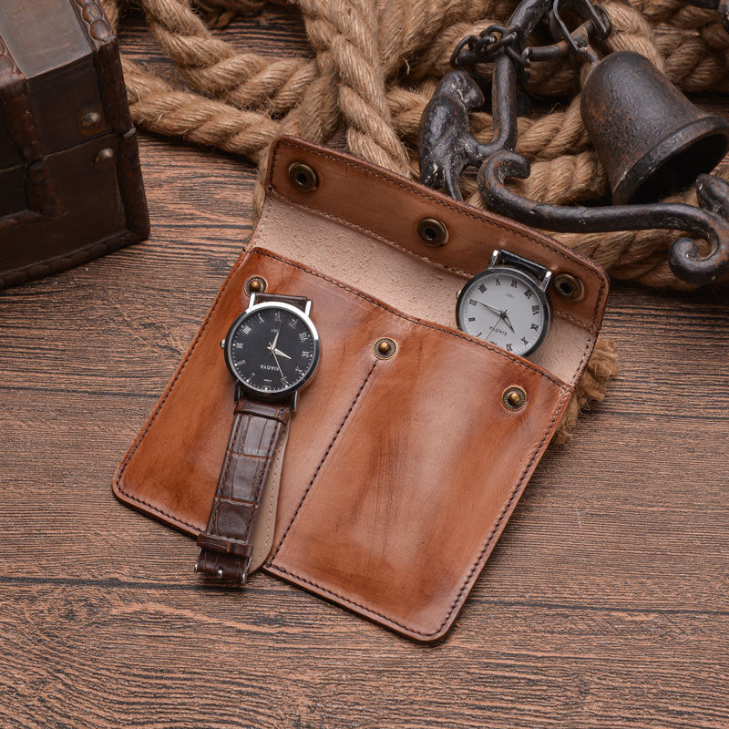 Li Ji | Original leather handmade | Watch storage leather case No. 1010