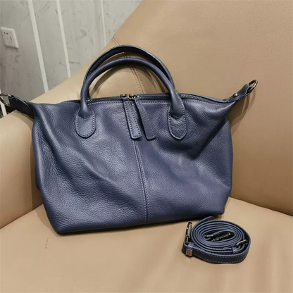 Li Ji | Original handmade genuine leather | Soft texture first-layer soft leather handbag No. B0114 