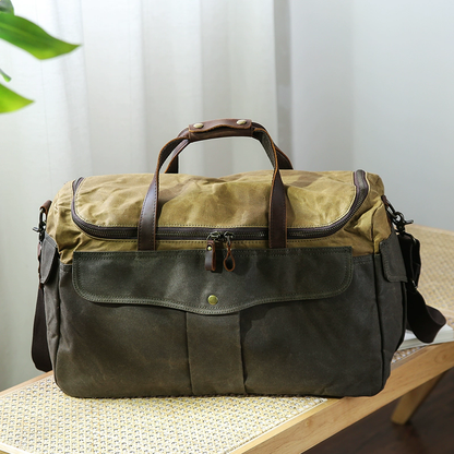 Li Ji | Original handmade leather | Short trip/business trip/fitness/leisure travel bag No. 8223 