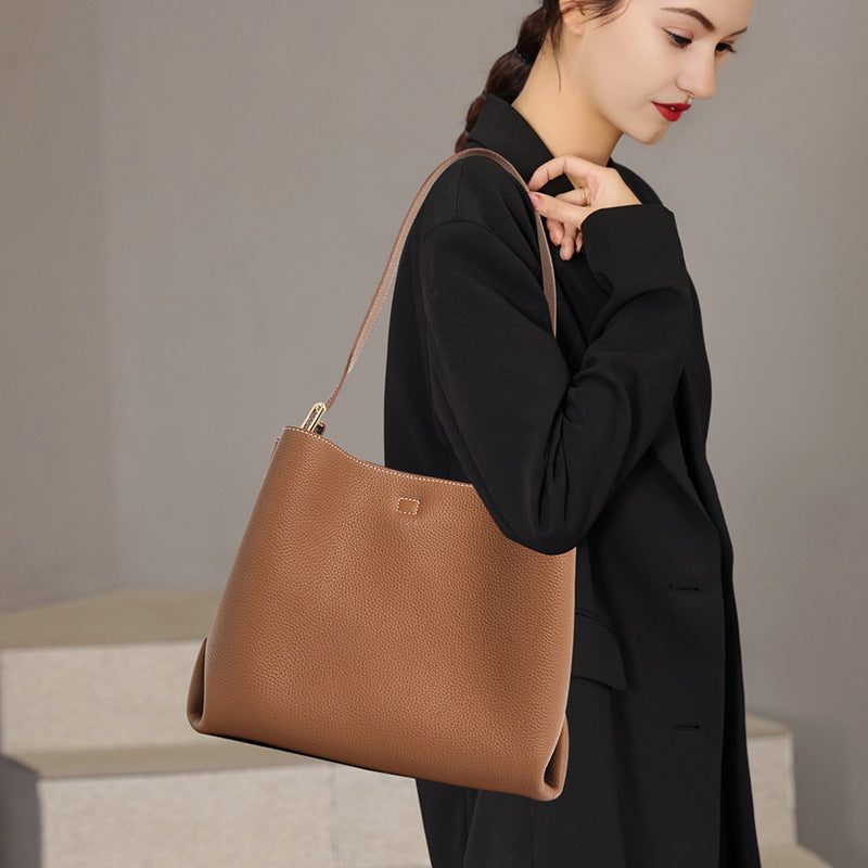 Li Ji | Original handmade genuine leather | Soft first-grain cow leather and practical handbag No. M7948 