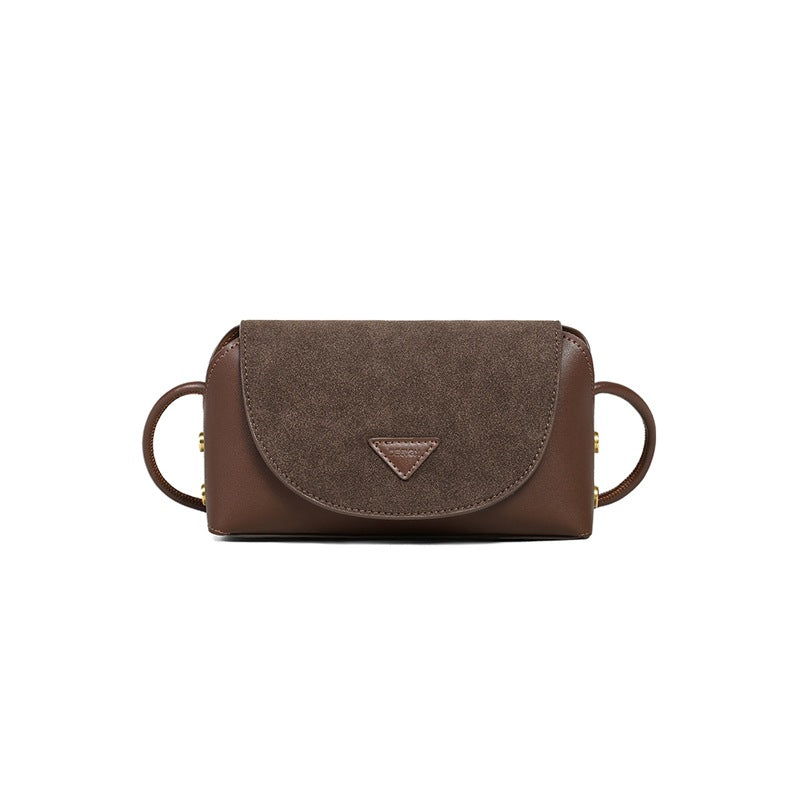 Li Ji | Original handmade genuine leather | Subtle, beautiful, simple and solid color crossbody bag No. V91151