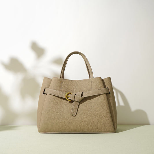 Li Ji | Original handmade leather | Line-shaped, natural and smooth handbag No. W3193 